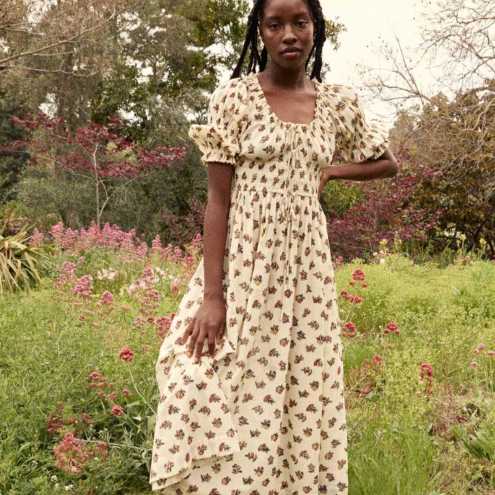 Doen Ischia Dress in Solstice Canyon Blossoms- Sz. Small